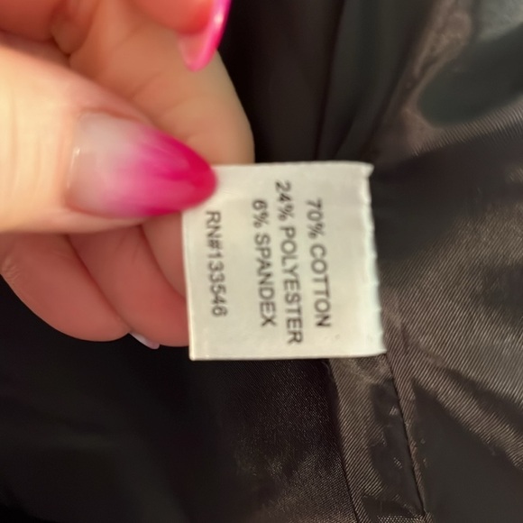 Area Double Stretch Fitted Jacket Blazer NWT Black Size 2 Designer One Button - Picture 9 of 11